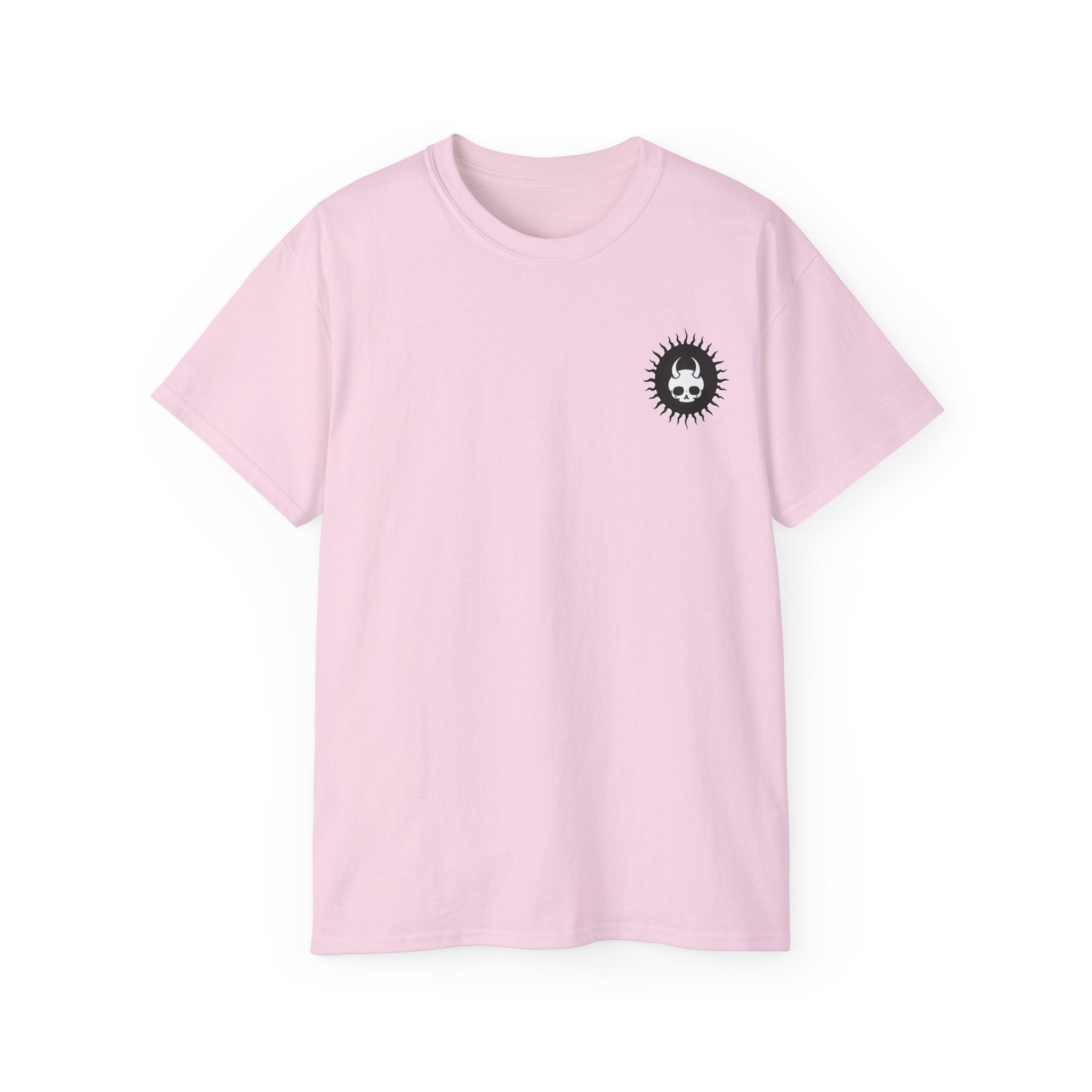 Reverse Exorcism - Unisex Cotton Tee (Back) - Damned Threads